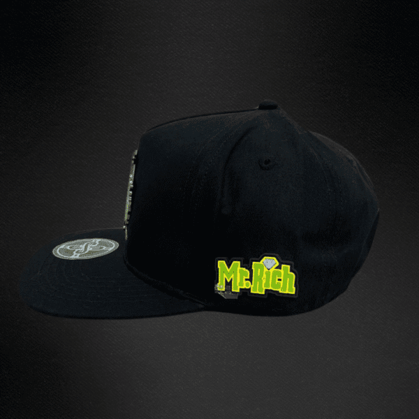 Gorra Mr Kash Mr Rich Negra