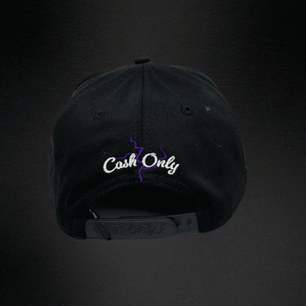 Gorra Cash Only Change The Rules Negro/Morada