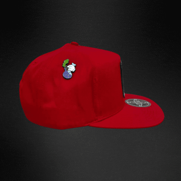 Gorra Mr Kash Lata Canabis Roja