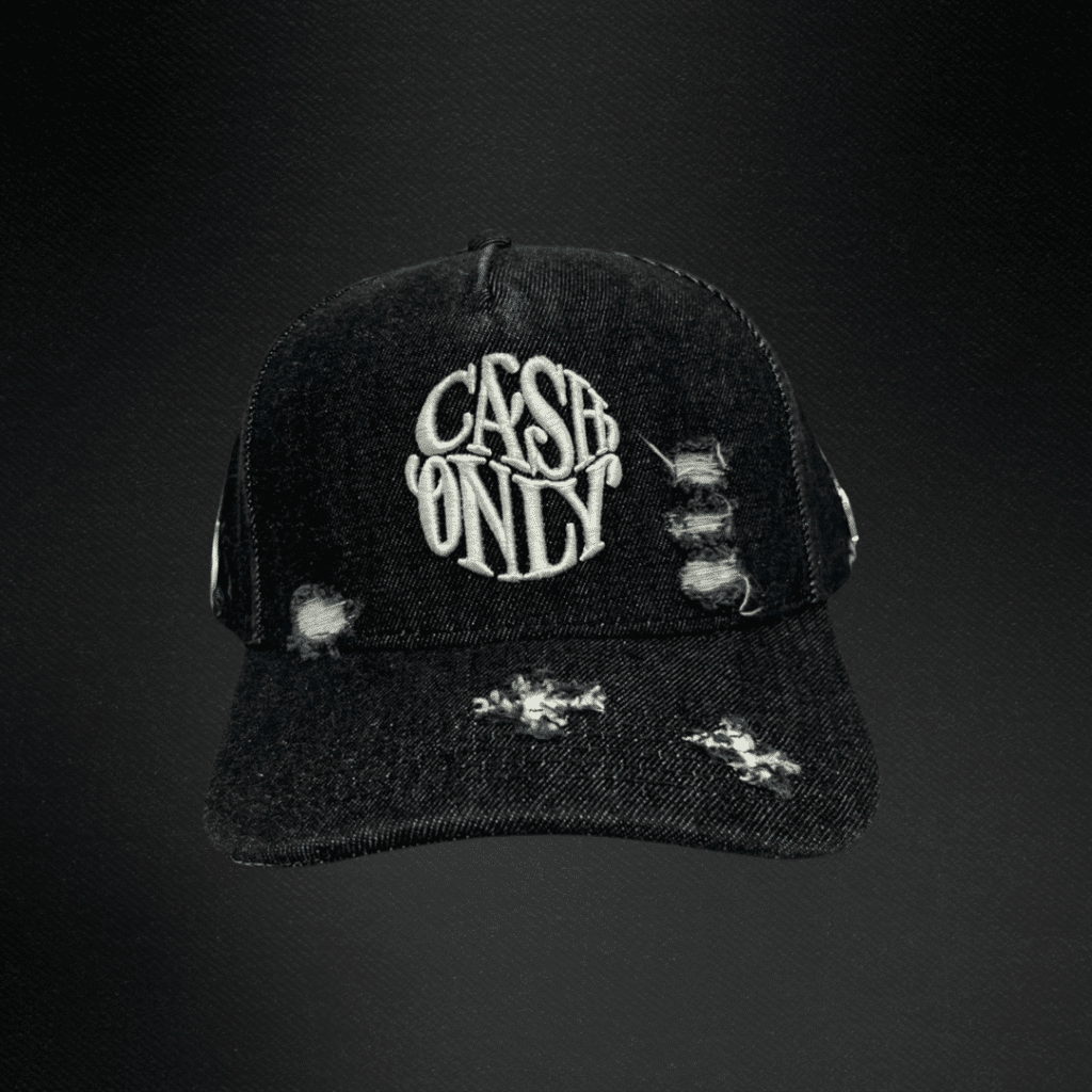 Gorra Cash Only Denim Negra