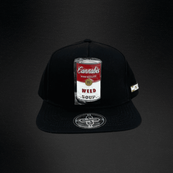 Gorra Mr Kash Lata Canabis Negra