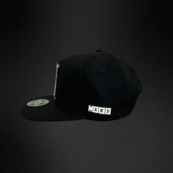 Gorra Mr Kash Lata Canabis Negra