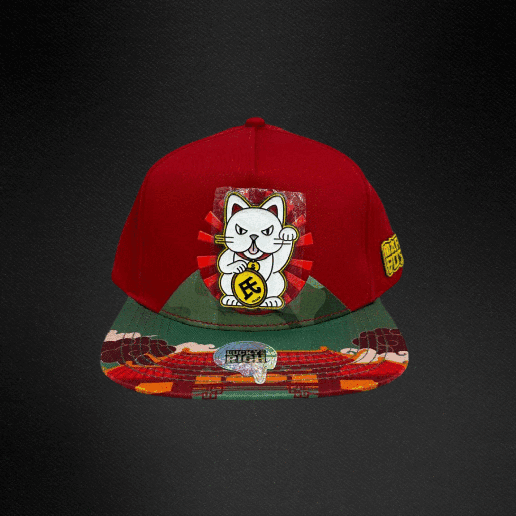 Gorra Mr Kash Lucky Cat Roja