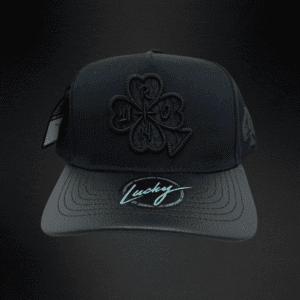 Gorra 1iron Trendy Lucky Trebol Negra