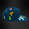 Gorra Mr Kash Save Your Money Azul