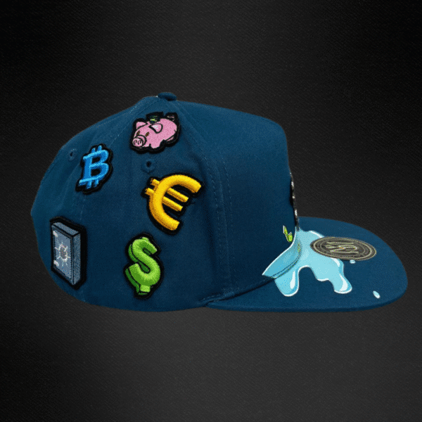 Gorra Mr Kash Save Your Money Azul