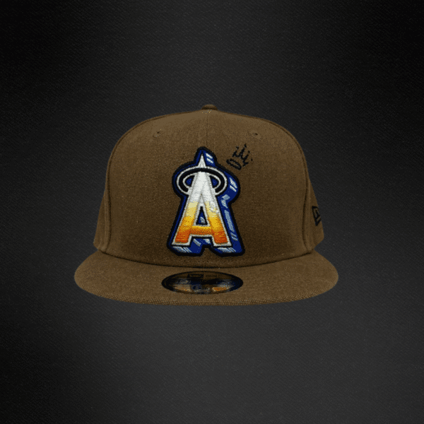 Gorra New Era 59Fifty California Angels Logo Scribble Cerrada