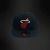 Gorra New Era 59Fifty Miami Heat Negra NBA Clasica