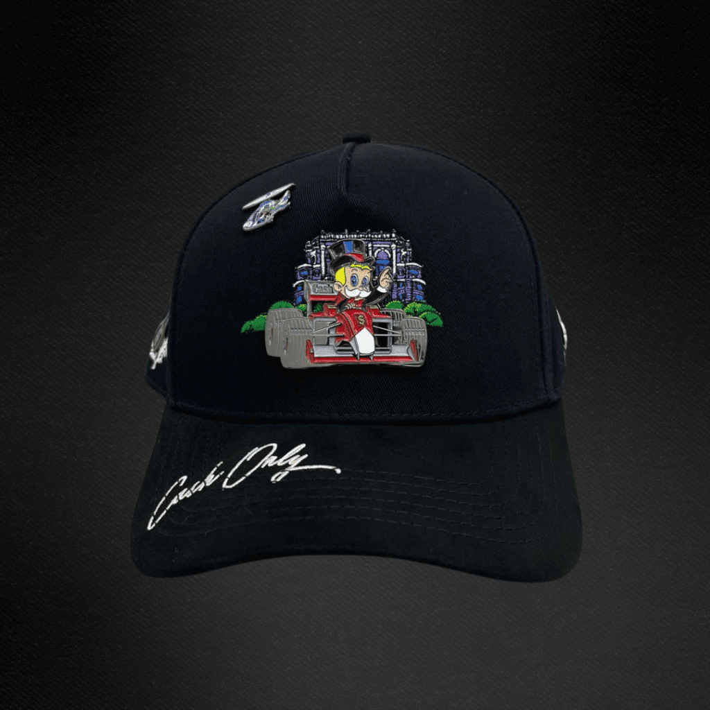 Gorra Cash Only In Monaco Curva Negra