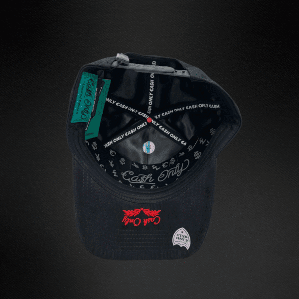 Gorra Cash Only In Monaco Curva Negra