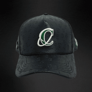 46 Gorra Cash Only Leather Piel Negra