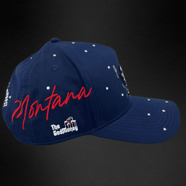 Gorra Cash Only Mc Pato Plata o Plomo Piedras Azul