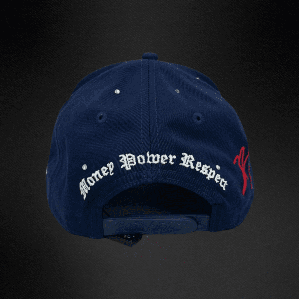 Gorra Cash Only Mc Pato Plata o Plomo Piedras Azul