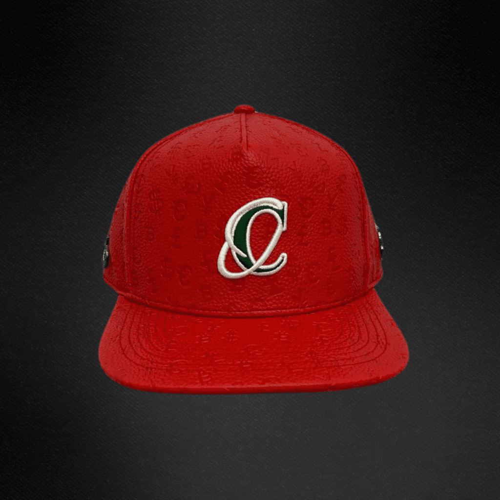 Gorra Cash Only Roja Logo C Plana
