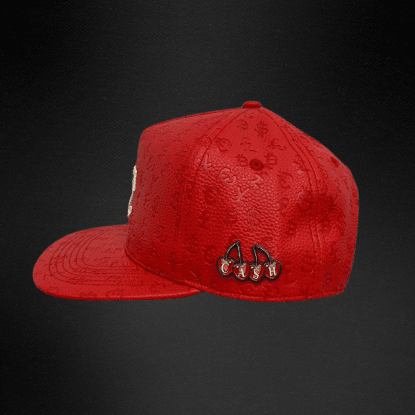Gorra Cash Only Roja Logo C Plana