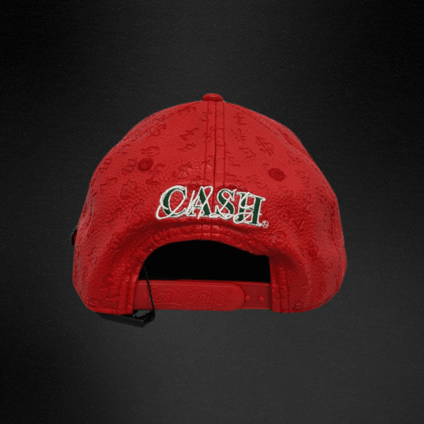 Gorra Cash Only Roja Logo C Plana