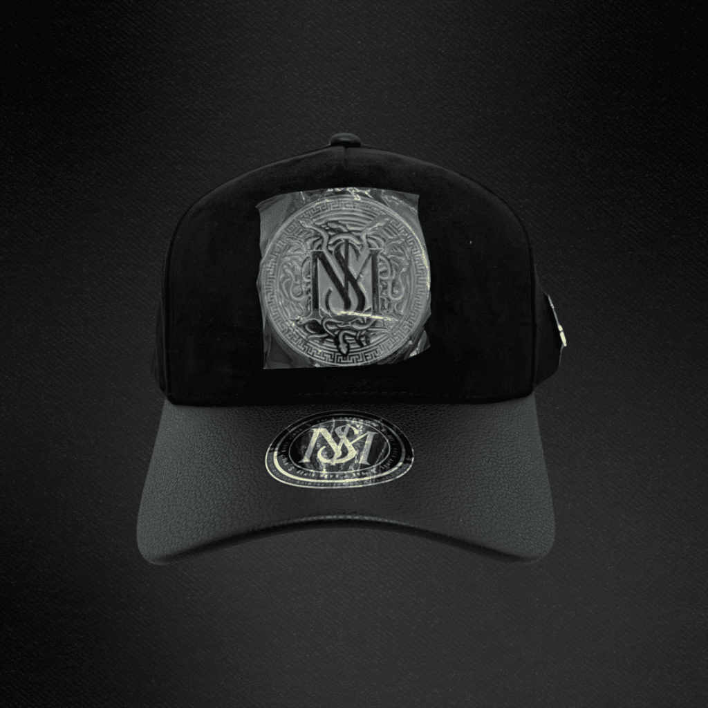 Gorra Mr Kash Dont Look At Me Negra Gamuza