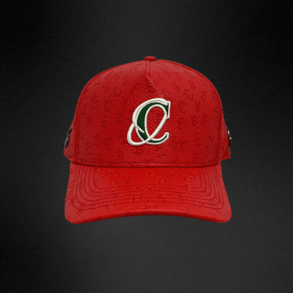 Gorra Cash Only   Lather New Logo Piel Roja