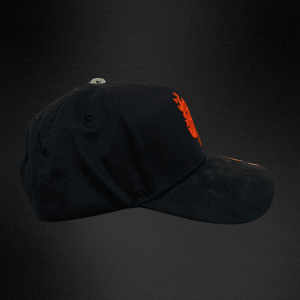 Gorra Barbas Hats Bh Asteroids Negra/Naranja