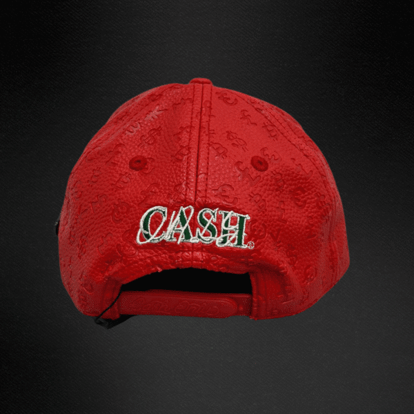 Gorra Cash Only   Lather New Logo Piel Roja