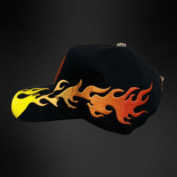 Gorra Barbas Hats Bh Asteroids Negra/Naranja