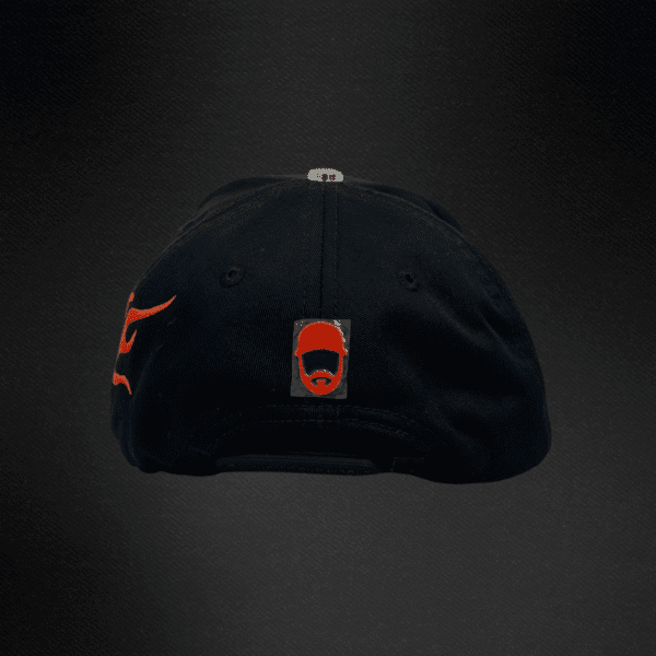Gorra Barbas Hats Bh Asteroids Negra/Naranja
