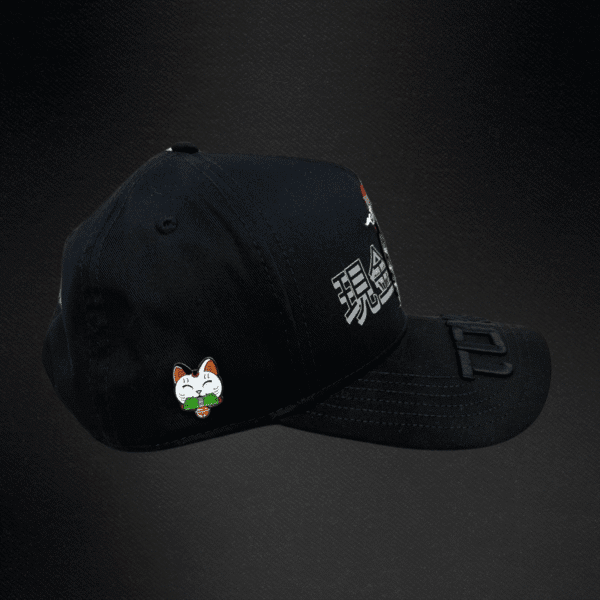 Gorra Cash Only Lucky Cat Negro Curve