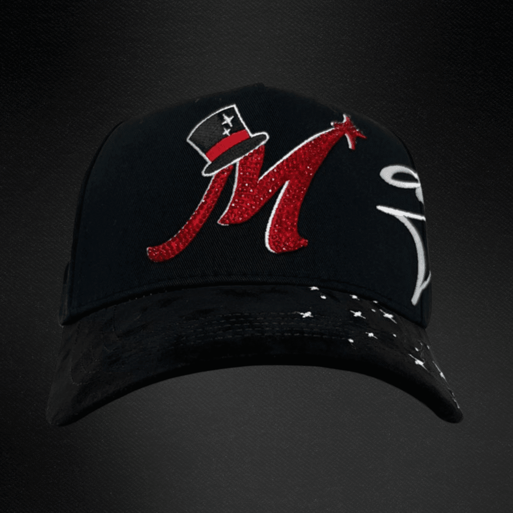Gorra 31 Hats X El Mago- El Mago Full Set Negro/Rojo