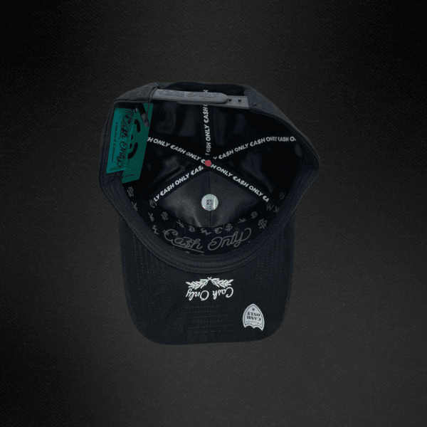 Gorra Cash Only Lucky Cat Negro Curve