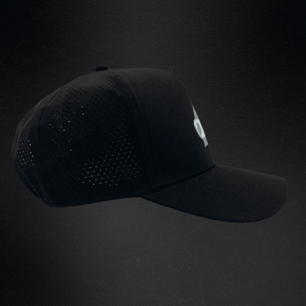 Gorra Alo Yoga Negra Letras Blancas