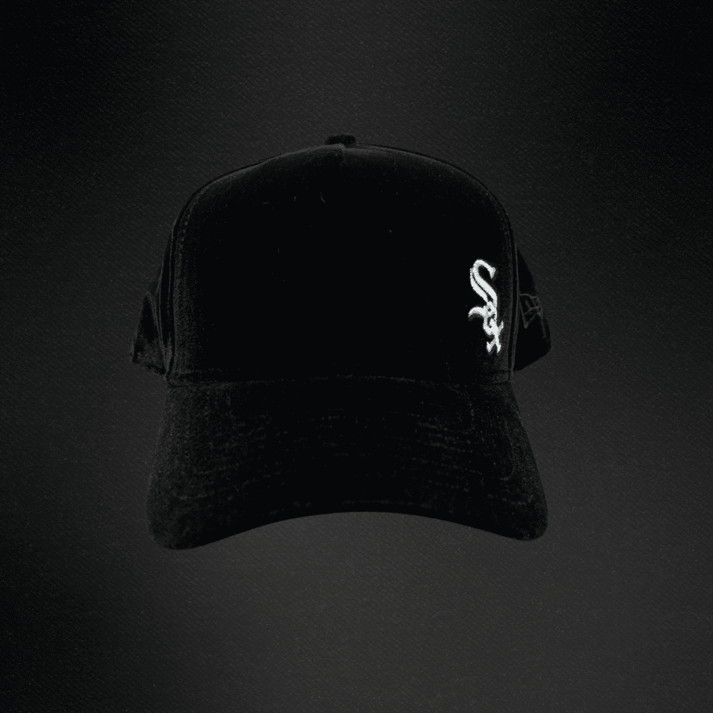 Gorra New Era 9Forty A-Frame Chicago White Sox Terciopelo Negra