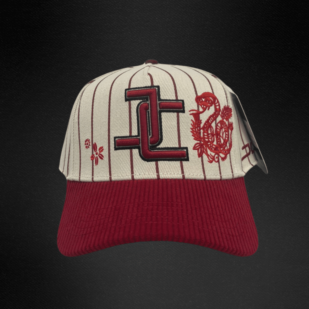 Gorra Jc Hats Snake Beige Wine Beige/Rojo
