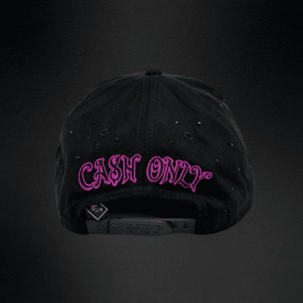 Gorra Cash Only Teddy Money  Negra