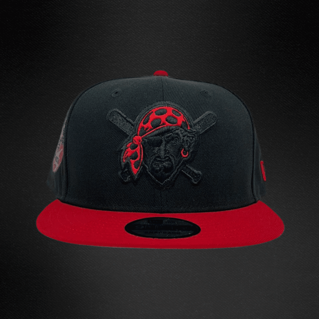 Gorra New Era 9Fifty Piratas Snapback Negra/Rojo