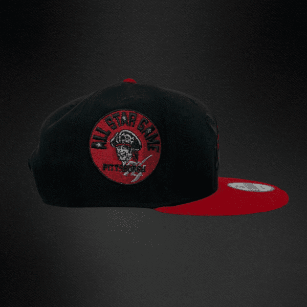 Gorra New Era 9Fifty Piratas Snapback Negra/Rojo