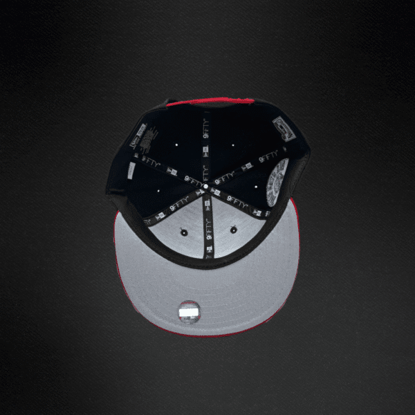 Gorra New Era 9Fifty Piratas Snapback Negra/Rojo