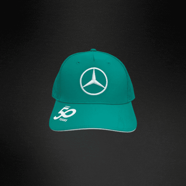Gorra Mercedes F1 Edición Especial 50 Años Hamilton Russell