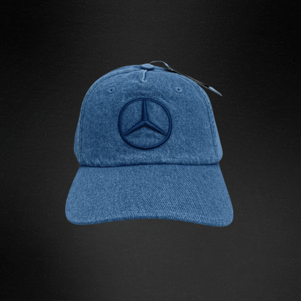 Gorra Mercedes AMG Petronas George Russell Mezclilla Azul