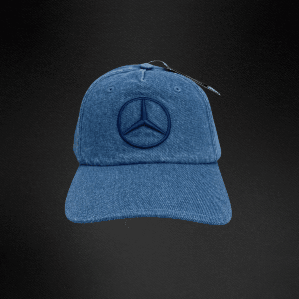 Gorra Mercedes AMG Petronas George Russell Mezclilla Azul