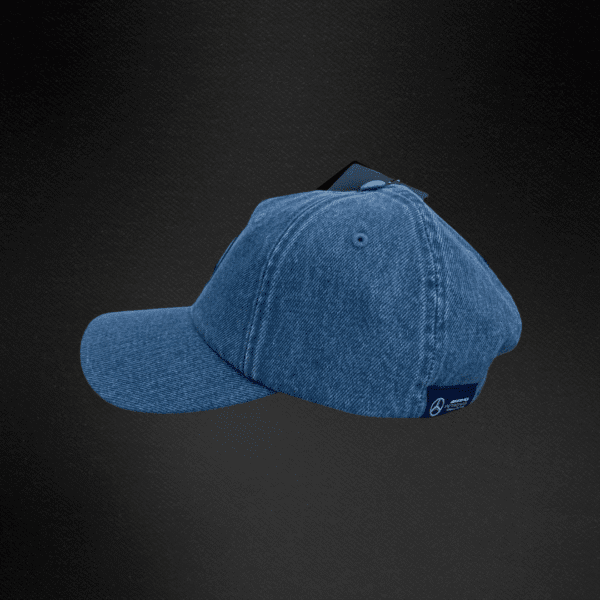 Gorra Mercedes AMG Petronas George Russell Mezclilla Azul