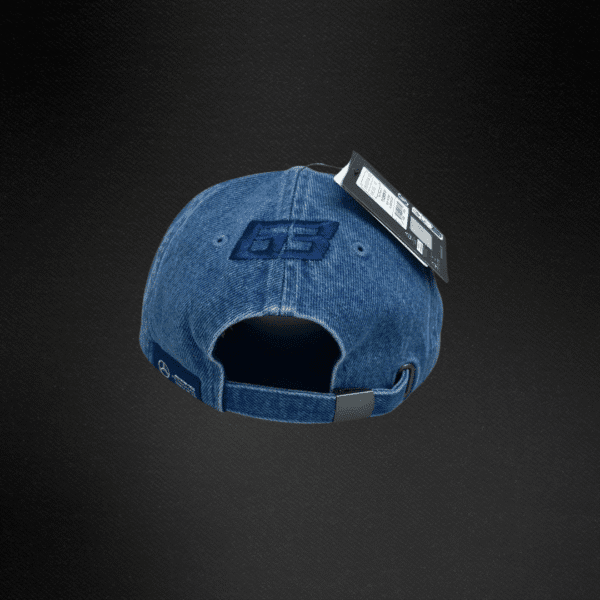 Gorra Mercedes AMG Petronas George Russell Mezclilla Azul