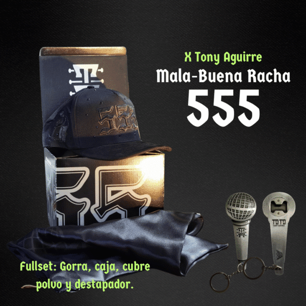 Gorra Toto Caps x Tony Aguirre Mala-Buena Racha 555  Ful Set