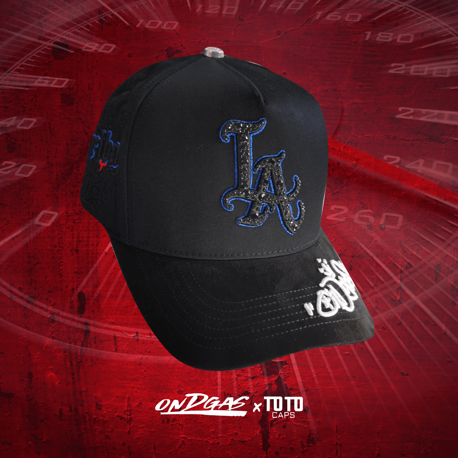 Gorra Toto Caps x OnDgas LA Blue Full Set