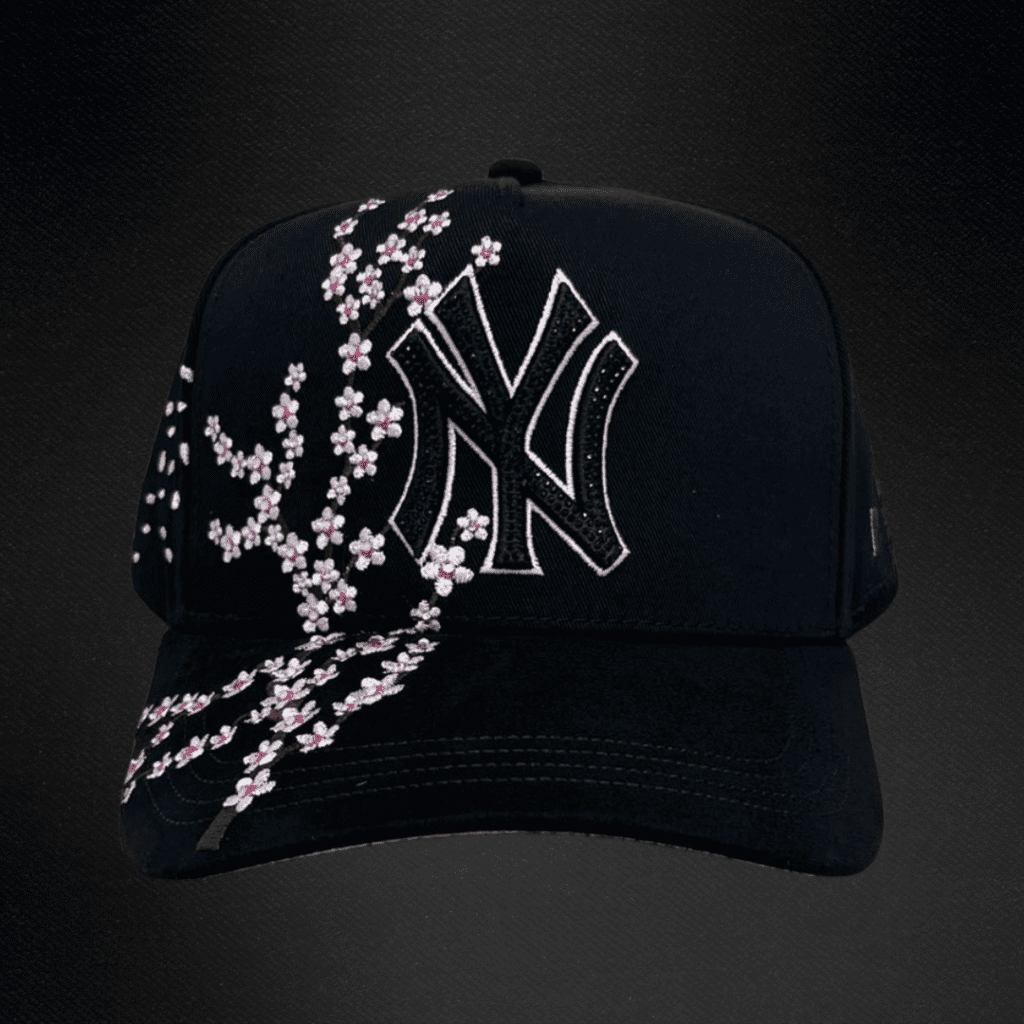Gorra Bigg Boss x Kevin Hats Sakura Yankees Con Flores