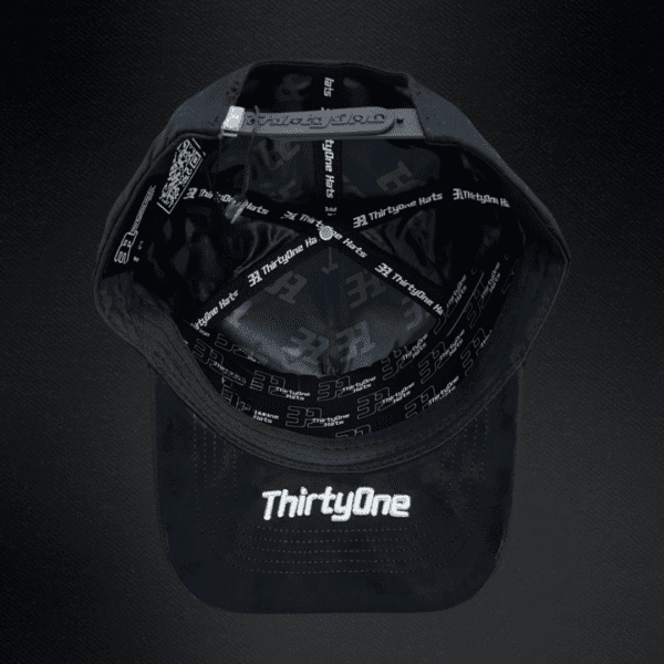 Gorra 31 Hats LA Chrome Negra  Blanca