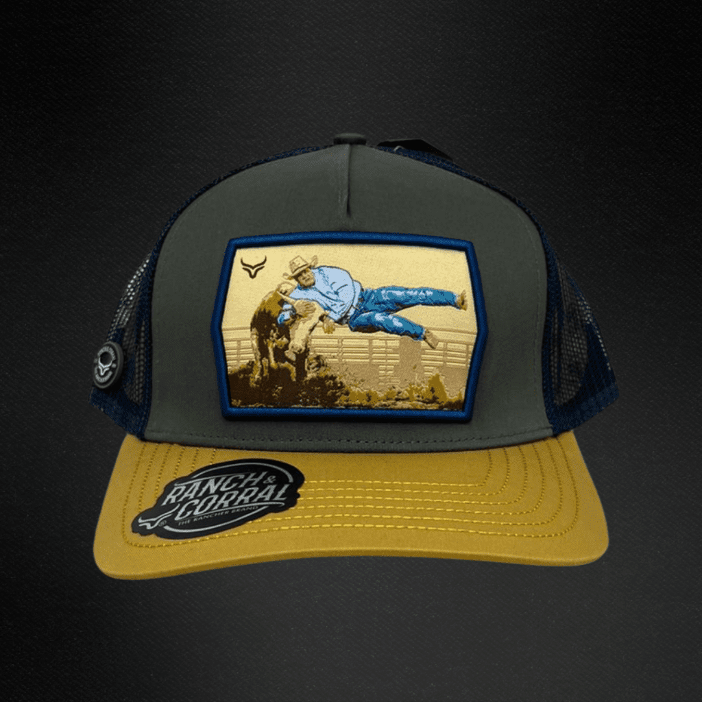 Gorra Ranch & Corral Achatada De Novillo 21