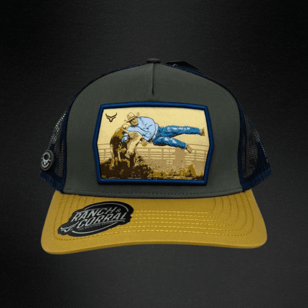 Gorra Ranch & Corral Achatada De Novillo 21