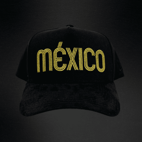Gorra New Era 9Forty Mexico Bordado Dorado A-Frame