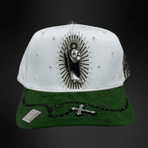 31 Gorra Bigg Boss San Judas Tadeo Blanco/Verde