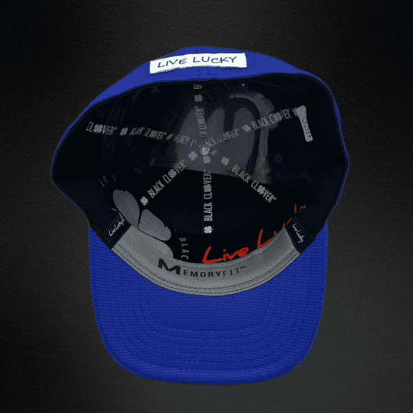Gorra Black Clover 154 Azul Real/Blanco S/M